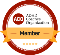 ADHD Coaches Organization Member badge